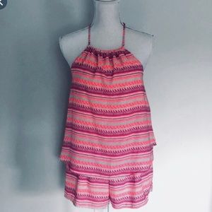 Gorgeous two layer halter romper